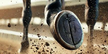 horse racing hoof